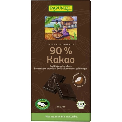 Rapunzel Hořká čokoláda s cukrem z kokosového květu 100 g