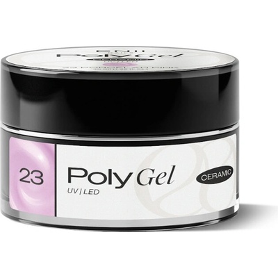 Enii Nails Poly gel Ceramic 23 Porcelan Pink Poly gel v kelímku 40 ml