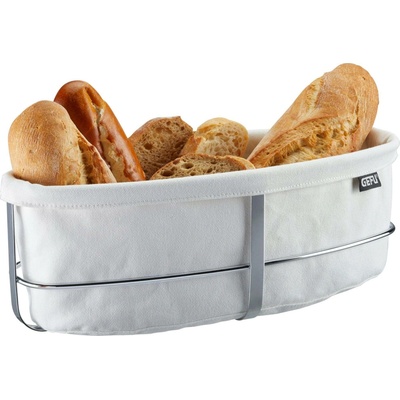 GEFU Košík na chléb BRUNCH oválný, bílý - 1 ks