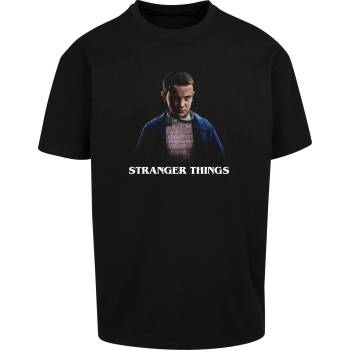 MERCHCODE Тениска Stranger Things Chapter Six Heavy Oversize Tee black XXLUB-MC1441-00007 - Черен, размер L