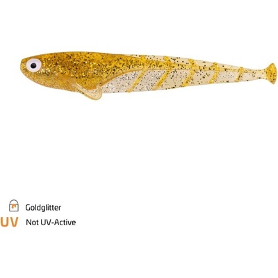 Zeck Gumová nástraha Zander Quappie 12cm 3ks - Goldglitter
