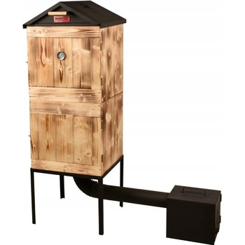 Bestent Udírna dřevěná 50x50x120 cm s kovovou střechou