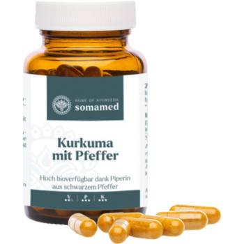 Maharishi Ayurveda Био куркума с черен пипер - 60 капсули