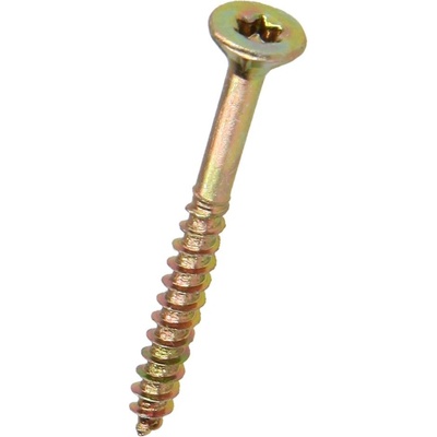 V5242 8x300 ŽZN (TORX40) Vrut do dřeva se zápustnou hlavou a TORX drážkou, žlutý zinek