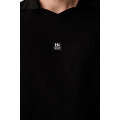 HUGO тениска с яка мъжка с памук Dabino (50563041)