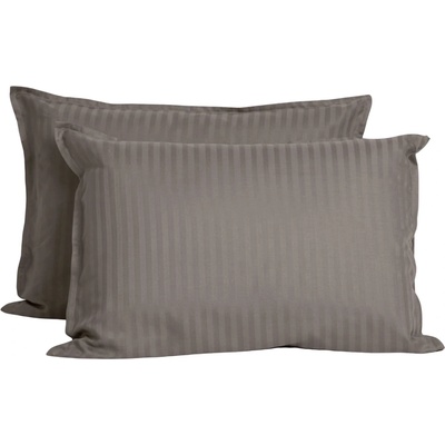 Dilios Калъфки Dilios - Севиля лукс, 2 броя, 50 x 70 cm, 100% памучен сатен, тъмносиви (4000022591)
