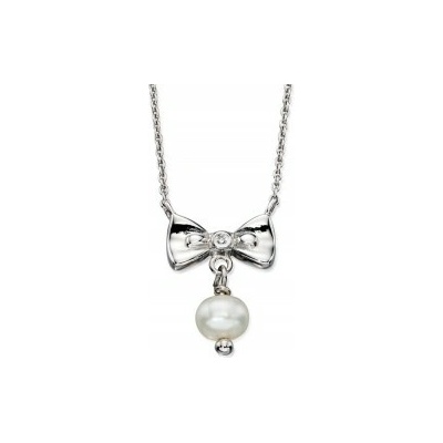 D for diamond Strieborný náhrdelník N4077