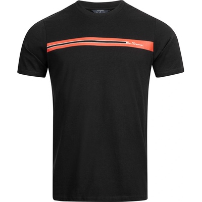 Ben Sherman pánske tričko Min Logo čierne