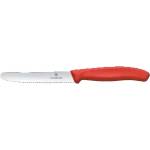 Victorinox Нож за домати Swiss Classic 11см, назъбено острие, червен (6.7831.C1)