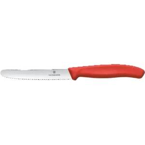 Victorinox Нож за домати Swiss Classic 11см, назъбено острие, червен (6.7831.C1)