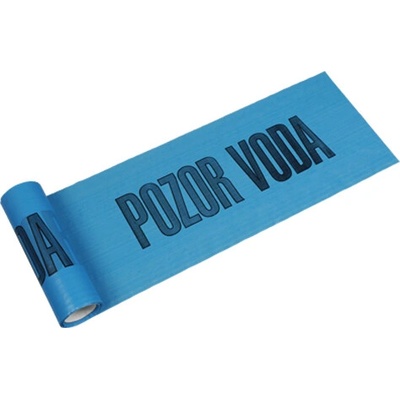 Den Braven Výstražná fólia 22 cm × 0,08 mm, dĺžka 20 m 20 m modrá - VODA