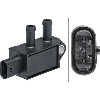 Senzor, tlak vyfuk.plynu HELLA 6PP 009 403-221