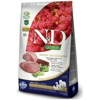 N&D Quinoa grain free Dog Weight Management Lamb 0,8 kg