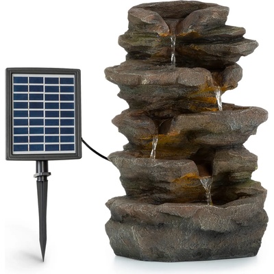 Blumfeldt Stonehenge, соларен фонтан, LED осветление, полизерин, литиево-йонен акумулатор (LEU13-Stonehenge) (LEU13-Stonehenge)