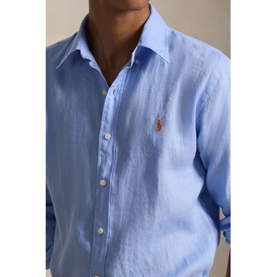 Ralph Lauren риза мъжка от лен Long Sleeve Sport Shirt (710966294)