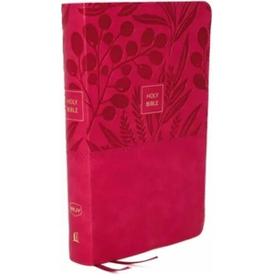 NKJV, End-of-Verse Reference Bible, Personal Size Large Print, Leathersoft, Pink, Red Letter, Comfort Print | Thomas Nelson (ISBN: 9780785233633)
