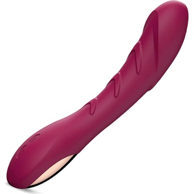 SuperLove Perfect Design G-Spot Vibrator Wine Red