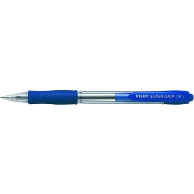 Pilot Химикалка, 0, 22 мм, с бутон, PILOT "Super Grip", синя BPGP-10R-F-L (BPGP-10R-F-L)