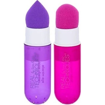 Real Techniques Sponges Miracle Remedy víceúčelové aplikátory v cestovním provedení 2 ks