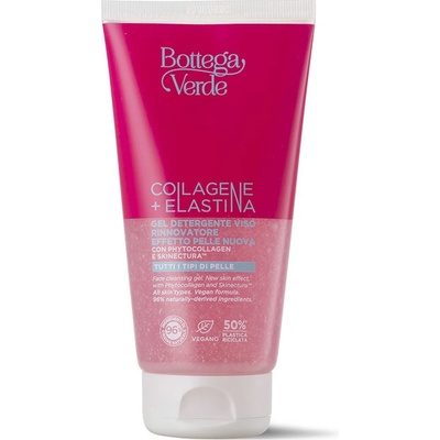 Bottega Verde KOLAGEN + ELASTIN Čisticí gel na obličej obnovující, efekt nové pleti, 150 ml