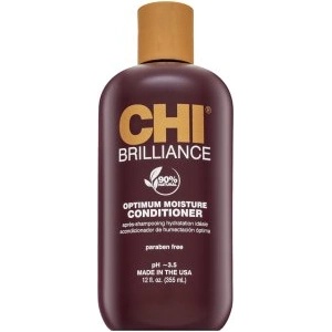 CHI Deep Brilliance Olive & Monoi Optimum Moisture Conditioner Балсам за хидратиране на косата 355 ml