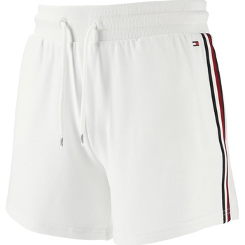 Tommy Hilfiger dámske šortky TH GLOBAL STRIPE-short biela