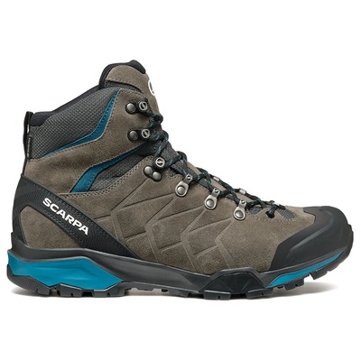 Scarpa Мъжки туристически обувки Scarpa ZG Trek GTX Walking boots - Titanium / Lakeblue - размер 43, 5 (EU) (019-1136-0318)