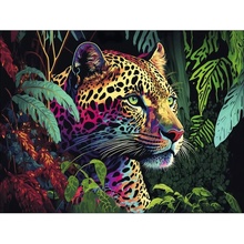 Obraz na plátně Jaguar In The Jungle II 116x84 cm