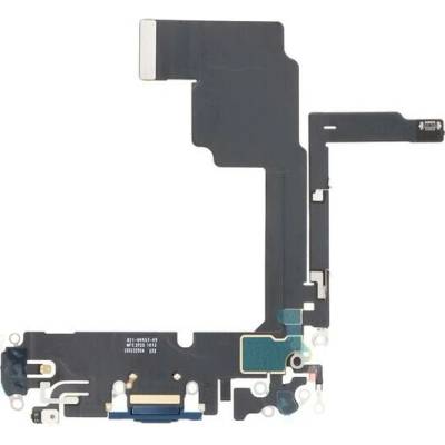 Apple iPhone 15 Pro nabíjací konektor port, flexibilný kábel / nabíjací konektor flex Modrý