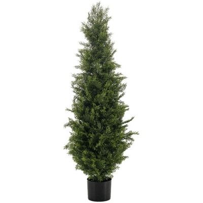 Umelá rastlina Ceder v kvetináči UV vzdorný výška 120 cm