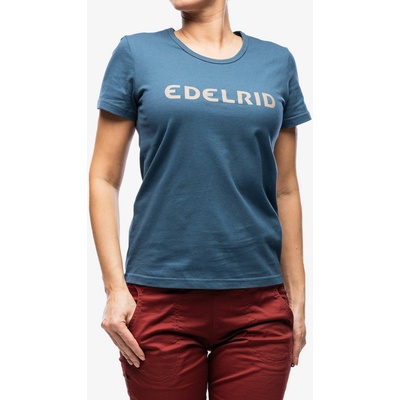 Bavlnené tričko dámske Edelrid Corporate T Shirt II petrol/navy