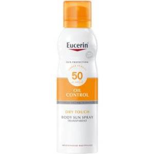 Eucerin Sun Прозрачен охлаждащ слънцезащитен спрей-аеорзол за тяло, SPF50, 200 ml - ozone