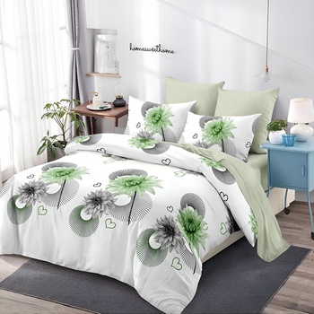 EmonaMall Двулицево спално бельо EmonaMall, 6 части - Модел S17833 (S17833-10000d-C-767)