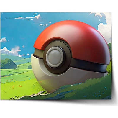 Sablio Plagát Pokemon ball Krajina - 90x60 cm