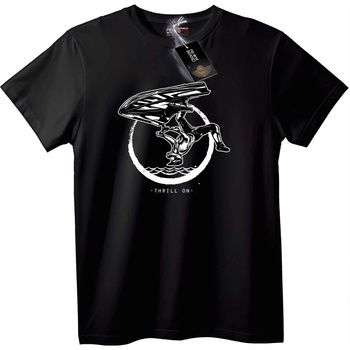 NOONEBRAND Тениска със сърф вълнение - 2XL, Black