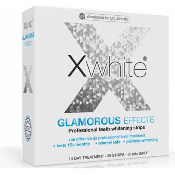 XWhite Glamorous Effect 12 броя лентички за избелване унисекс 1 бр