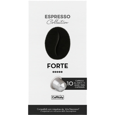 Caffitaly Кафе капсули Caffitaly Espresso Forte съвместими с Nespresso, 10бр
