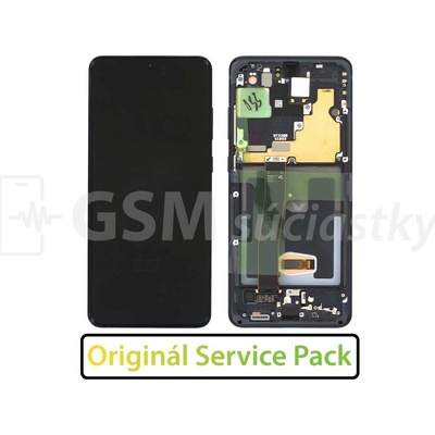 LCD Displej + Dotykové sklo + Rám Samsung G988F Galaxy S20 Ultra - originál