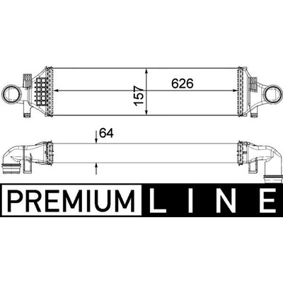 Chladič turba MAHLE CI 480 000P (CI480000P)
