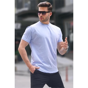 Madmext Мъжка Regular Fit тениска 6131 - Светлосиня #395162 (395162_Светло син)