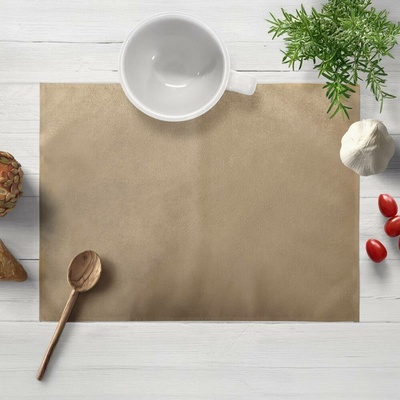 Biante Sametové prostírání Velvet Premium SVP-045 Kávově béžové 35x45 cm