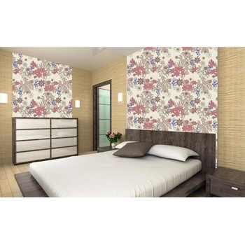 DIMEX ART s. r. o Луксозна флизелинова тапета бежов ретро флорален мотив