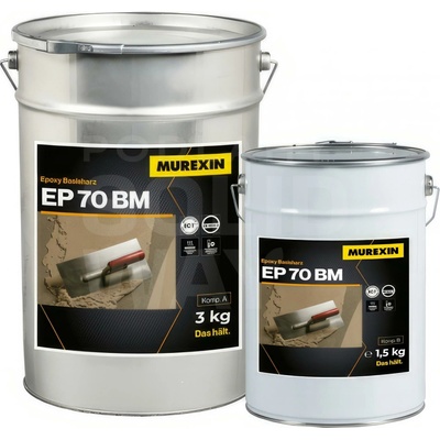Penetračný náter Murexin EP70 BM, 4,5 kg 2-komp. epoxid (2K komp.A+B = 3+1,5 kg) (na savý aj nesavý podklad - spevňuje, vytvára parozábranu)