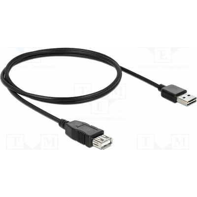 Delock 83370 USB 2.0 USB A zásuvka USB A zástrčka dvoustranná 1m