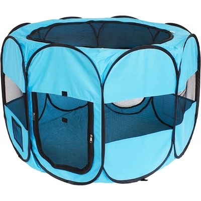 FunPlay AG379 textilní ohrádka pro děti 90x61cm modrá