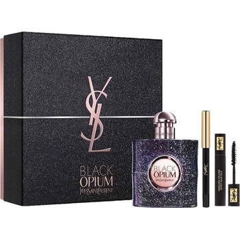 Yves Saint Laurent Opium Black EDP 50 ml + řasenka 2 ml + rtěnka 1,4 ml dárková sada
