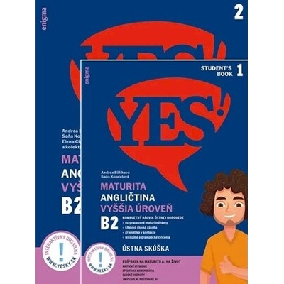 YES! B2 Maturita Angličtina ústna a písomná skúška