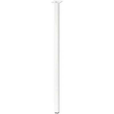 Stolová noha Tarrox štvorcová 800 x 25 x 25 mm biela