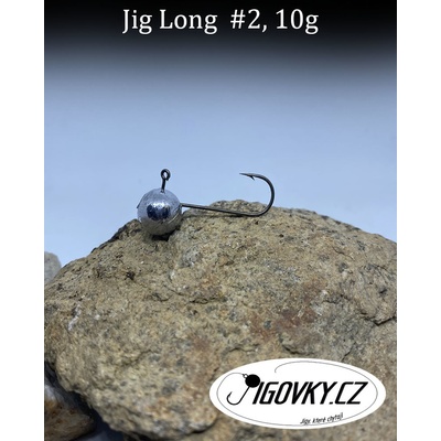 CFA Jigové hlavičky Long vel.2 10g 5 ks