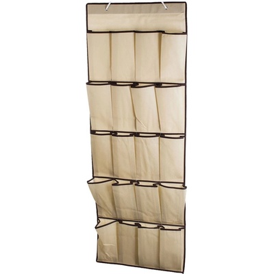 Verk 01348 Závesný organizér s 20 vreckami 128x45cm - béžový